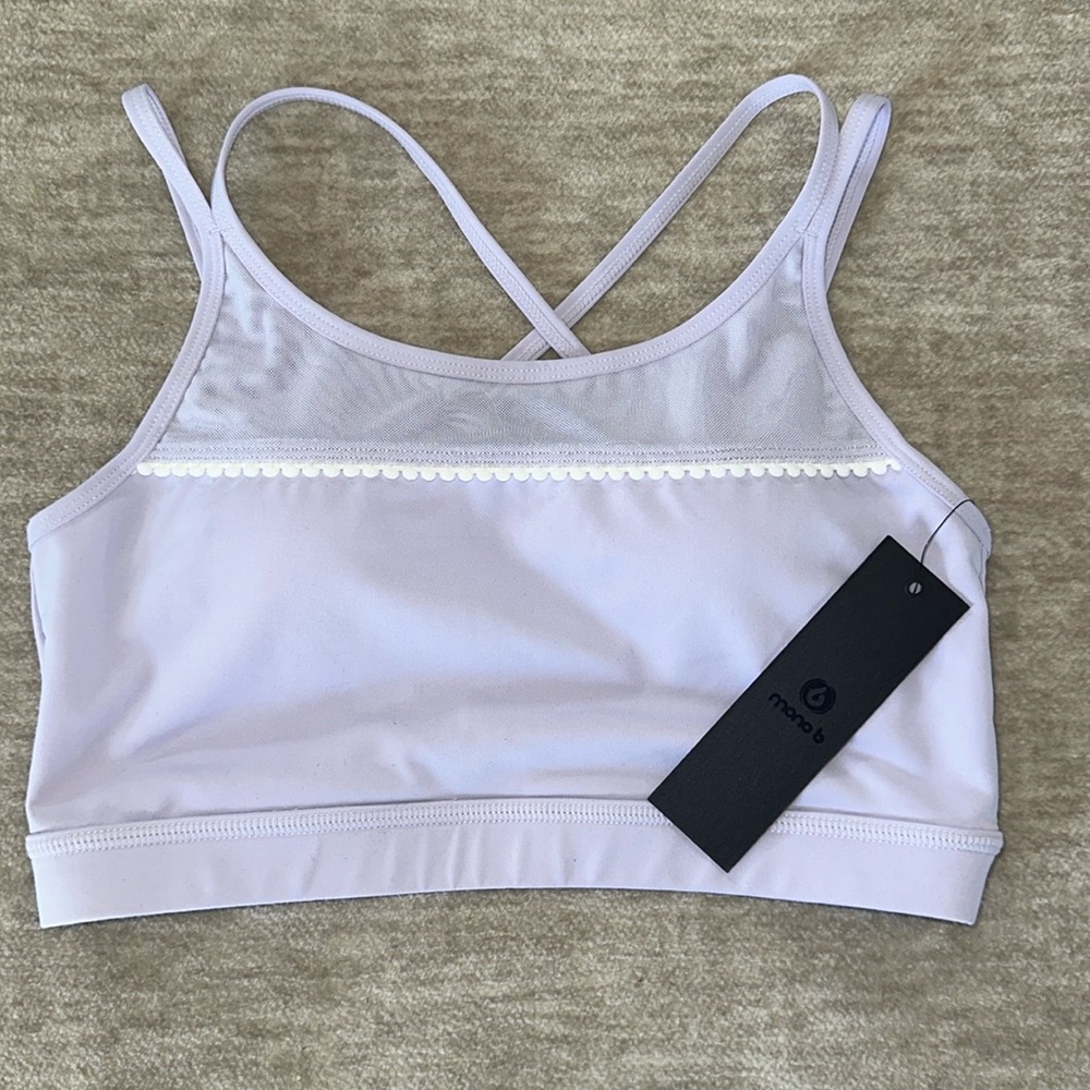 Mono B NWT Padded sports bra